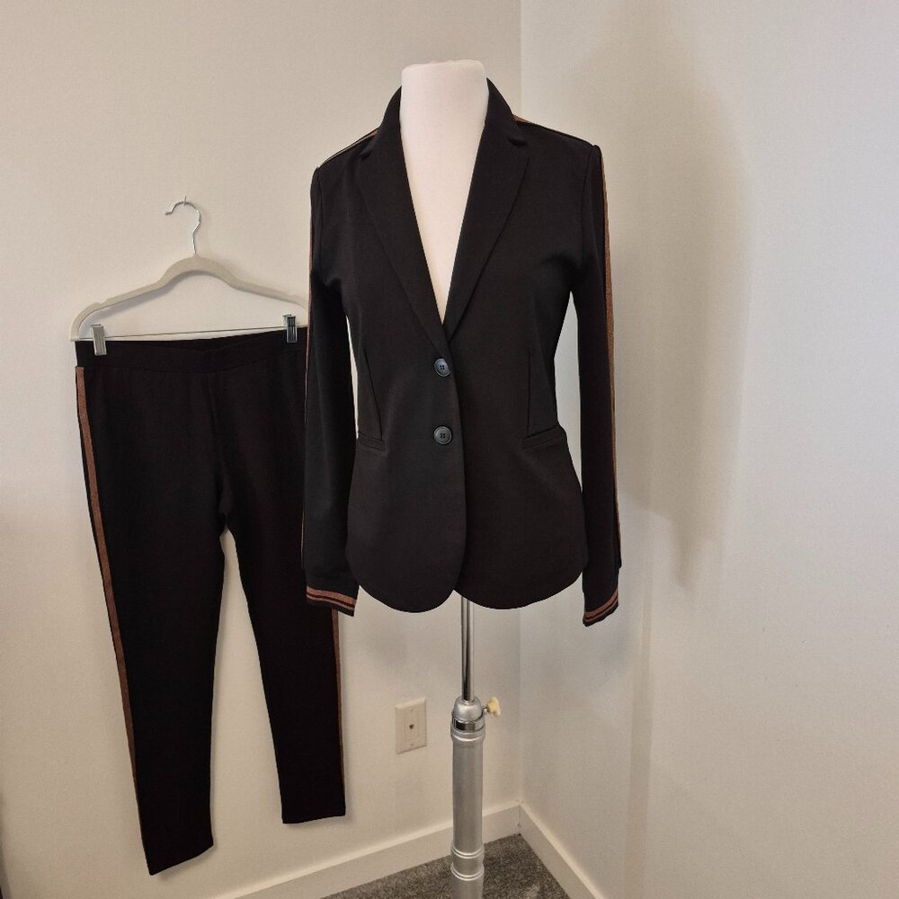 Esqualo Pantsuit Set with Copper Detail